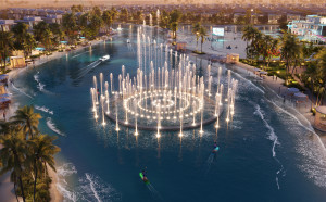 1 Central Hub fountain - Seychelles 2 at Damac Islands