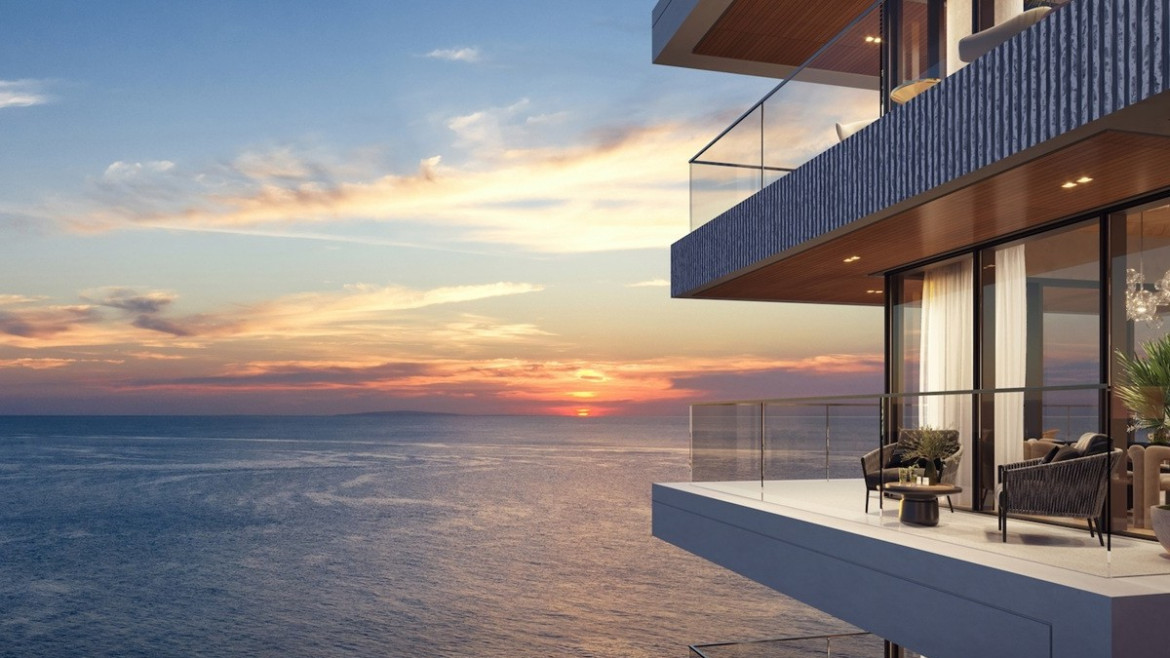 Ellington Sands balcony sunset view 1 - Home